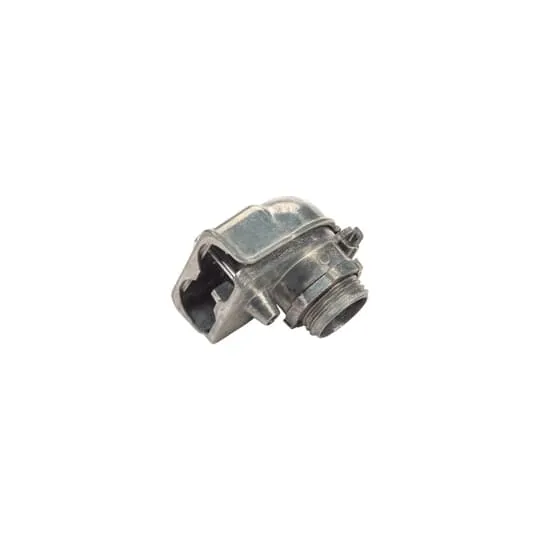 Connector 90D Duplex Fitting 3/8", Zinc