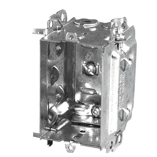 BOX METAL 1G 3X 2X 2-1/2"D 4-H FOR NMD CABLE GANGABLE