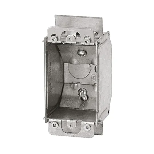 BOX METAL 1G 3X 2X 2-1/4"D GANGABLE FOR NMD CABLE