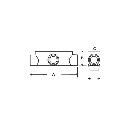 TB RIGID 3/4" ALUMINUM