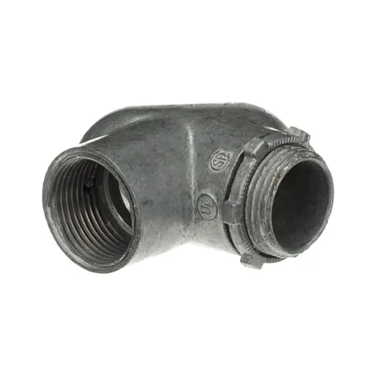 PULL ELBOW FEMALE TO BOX 3/4" ZINC