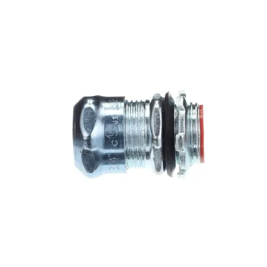 CONNECTOR EMT ISULATED 3/4" COMPRESSION STEEL