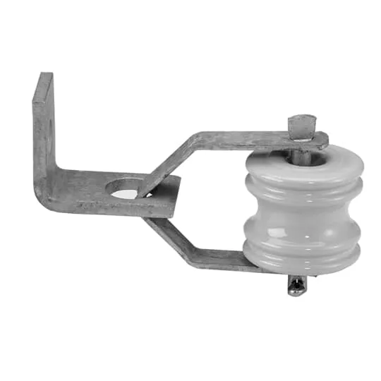 CLEVIS SWIVEL 100A C/W IB134 INSULATOR 1/4" ANGLE BRACKET