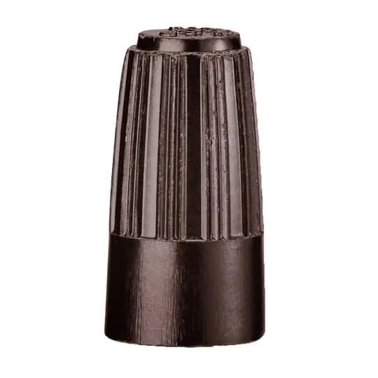 CONNECTOR WIRE NUT 1C#18 TO 2C#12 CU/AL 25/PK BROWN