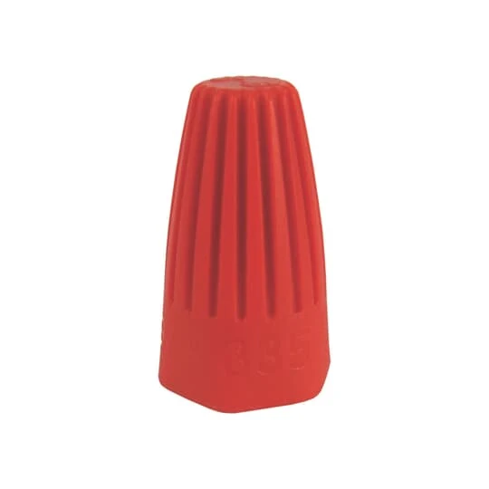 CONNECTOR WIRE NUT FOR 2C#18 TO 2C#8 100/PKG RED