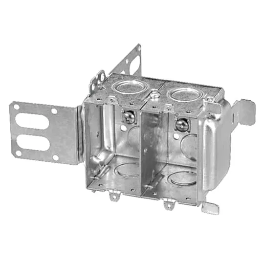 ABB - BOX METAL 2G 3X 4X 2-1/2"D FOR NMD/BX CABLE & STUD BRACKT