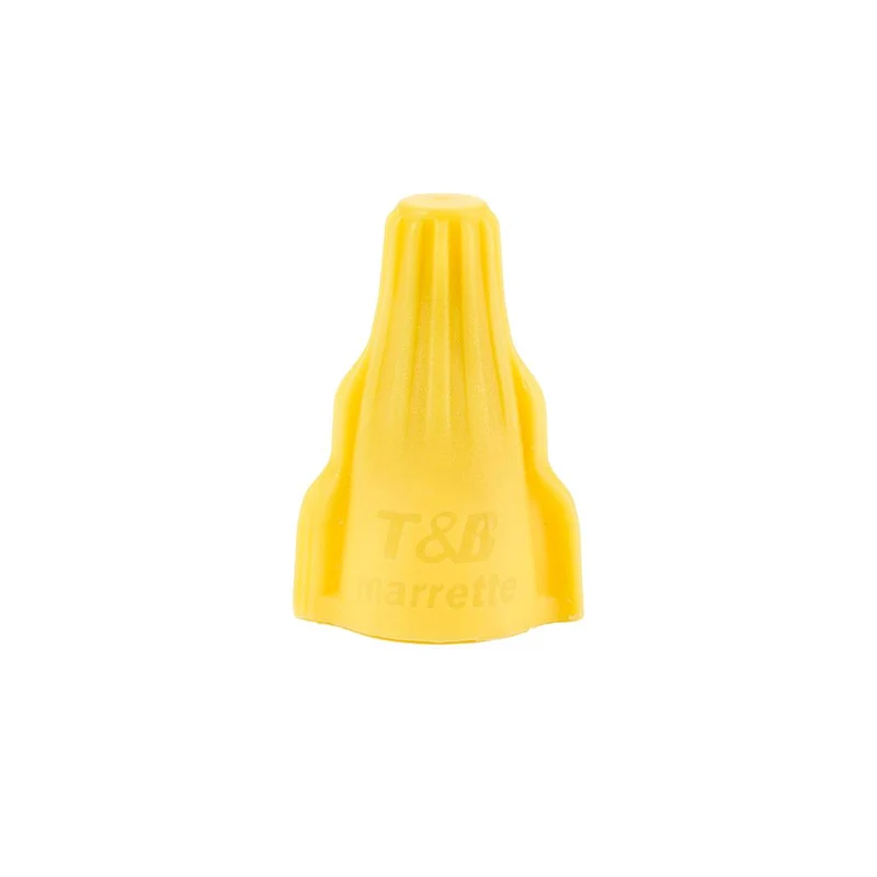 CONNECTOR WIRE NUT FOR 3C#22 TO 3C#10 100/PKG YELLOW