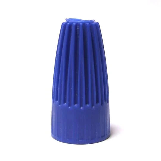 CONNECTOR WIRE NUT FOR 2C#22 TO 2C#8 200/PKG BLUE