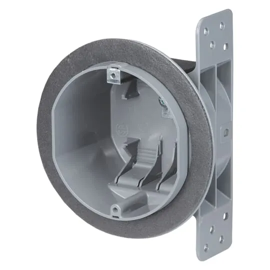 BOX PLASTIC OCTAGONAL AIRTIGHT 3-3/4X 4X 2-3/4"D NO MET
