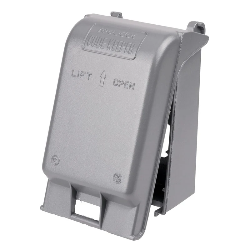 COVER 1G ALUMINUM VERTICAL 2-1/4" DEPTH UNIVERSAL