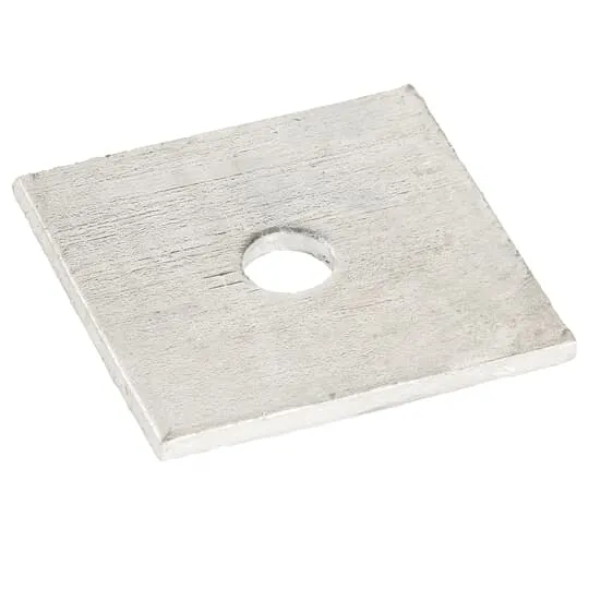 SQUARE WASHER 4X4" STEEL PLATED