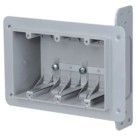 BOX PLASTIC 3G 3-3/4X 5-3/4X 2-3/4"D NON METALLIC CABLE