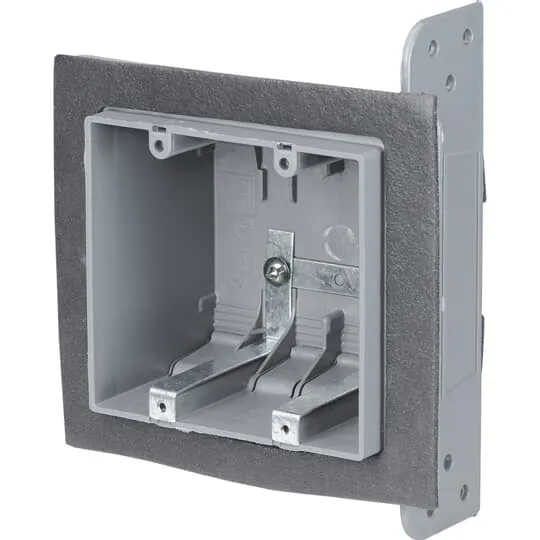 BOX PLASTIC 2G AIRTIGHT 3-3/4X4X2-3/4"D FOR NMD CABLE