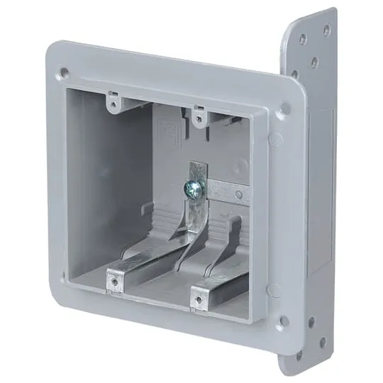 BOX PLASTIC 2G 3-3/4X 4X 2-3/4"D FOR NON METALLIC CABLE