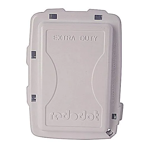 COVER 1G NON-METALLIC WHILE-IN-USE 5-1/2X4X2-7/8"D WHITE