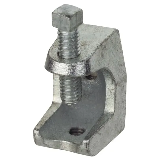 BEAM C-CLAMP 1" MAX FLANGE 1/2"-13 ROD ELECTROGALV.