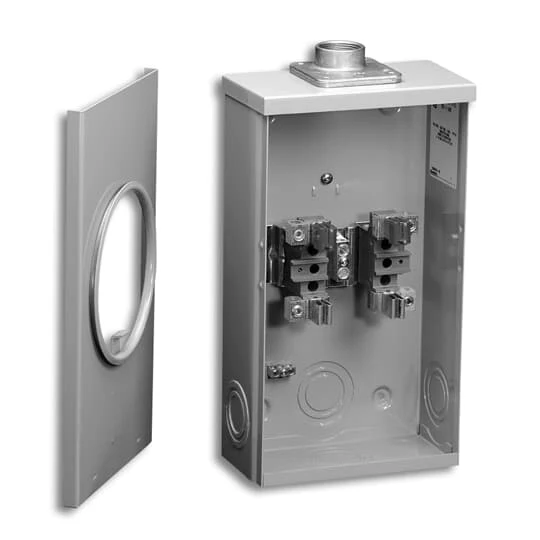 METER SOCKET OVERHEAD 4-JAW 100A C/W HUB OPENING