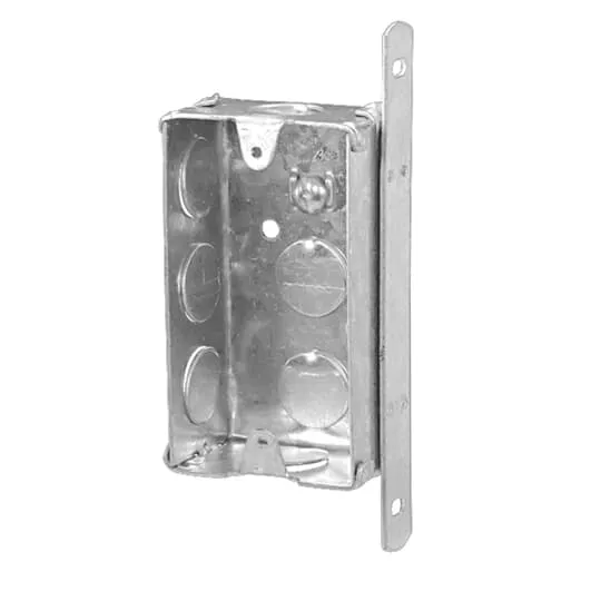BOX METAL 1G 4X 2-1/4X 1-1/2"D WITH 1/2" KO SIDE BRACKET