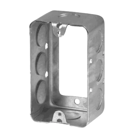 BOX METAL 1G 4X 2-3/8X 1-7/8"D 8-HOLES 1/2" BOX EXTENSION - HANDY BOX
