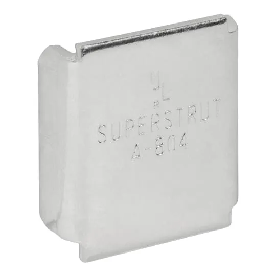 CHANNEL END CAP 1-5/8X1-5/8" ELECTROGALVANIZED