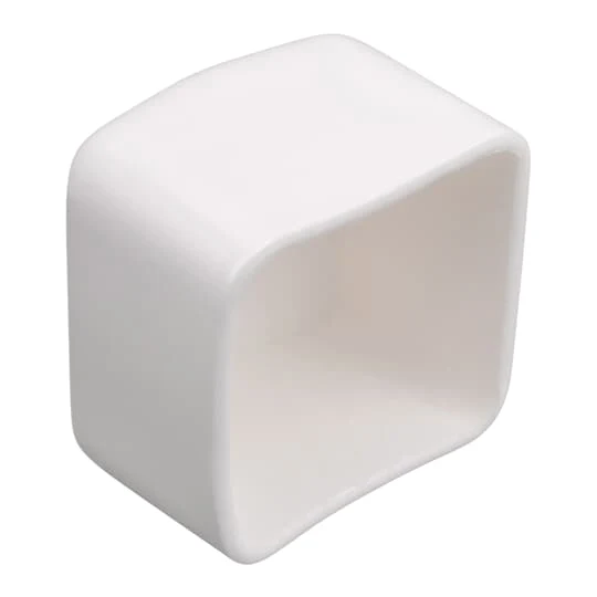 CHANNEL END CAP 1-5/8X 1-5/8" WHITE PLASTIC