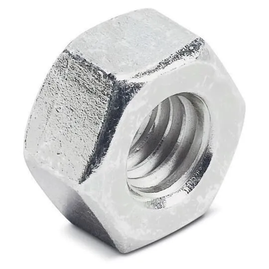 NUT STANDARD HEXAGONAL 1/2" ELECTROGALVANIZED