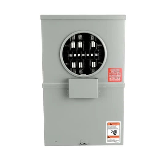 METER SOCKET TRANSF RATED 20A 600V 13-JAW LOWER TEST SW