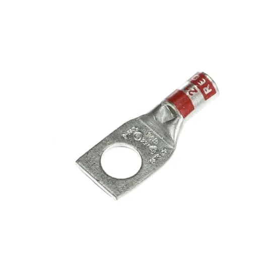 LUG COMPRESSION #8 COPPER WIRE 5/16" HOLE RED
