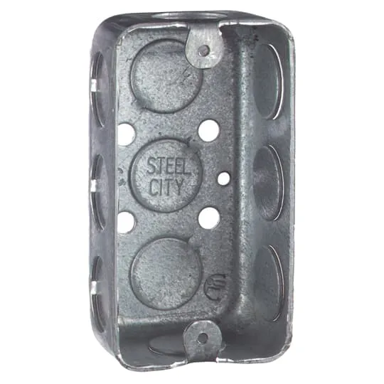 BOX METAL 1G 4X 2-1/8X 1-1/2"D 1/2" HOLE