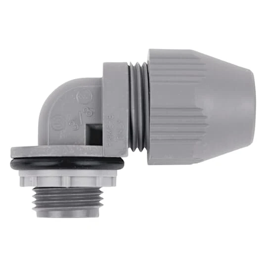 CONNECTOR LIQUIDTIGHT 3/4" 90D PLASTIC