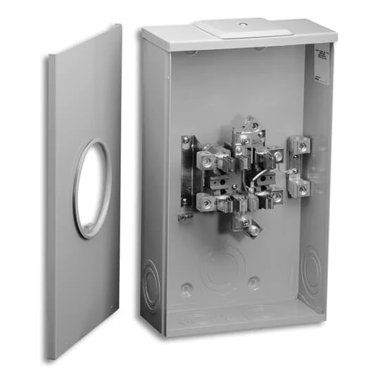 METER SOCKET OVERHEAD POLYPHASE 7-JAW 200A HUB OPENING
