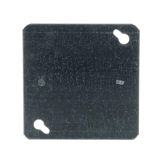COVER METAL SQUARE 4" FLAT BLANK