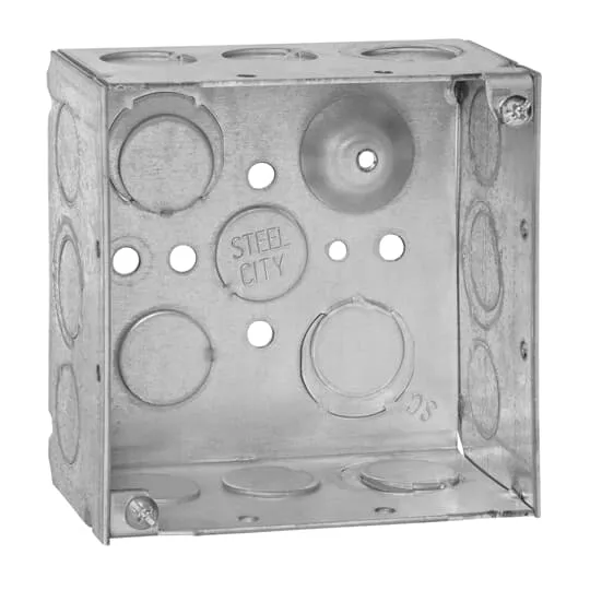 OUTLET BOX WITH KO 4"