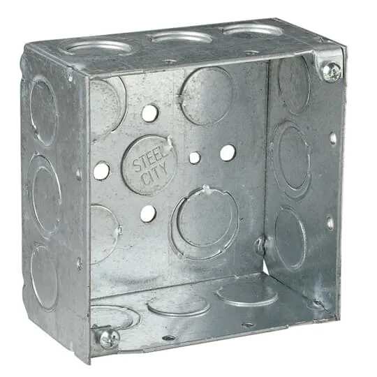 OUTLET BOX WITH KO 4"