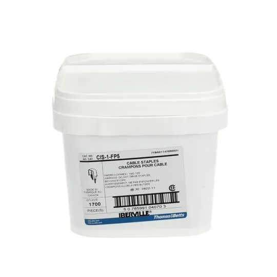 CABLE STAPLE 0.48"W X 0.25"H STEEL