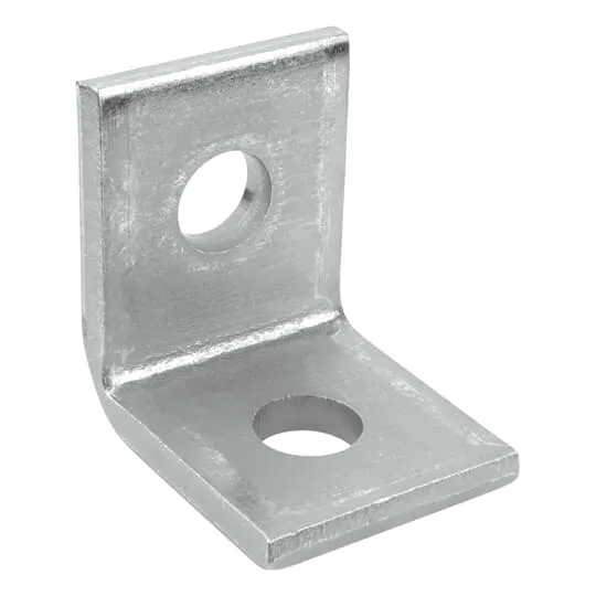 FITTING CHANNEL 90D 2X1-7/8" 2-HOLE ELECTROGALVANIZED
