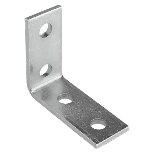 FITTING CHANNEL 90D 4-1/8X3-1/2" 4-HOLE GOLDGALV STEEL