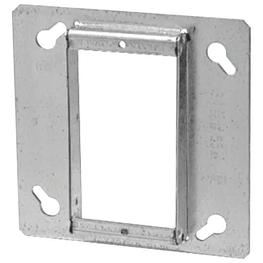 COVER METAL SQUARE 4" 1/2" RAISED TILE COVER FOR 1-DEVICE