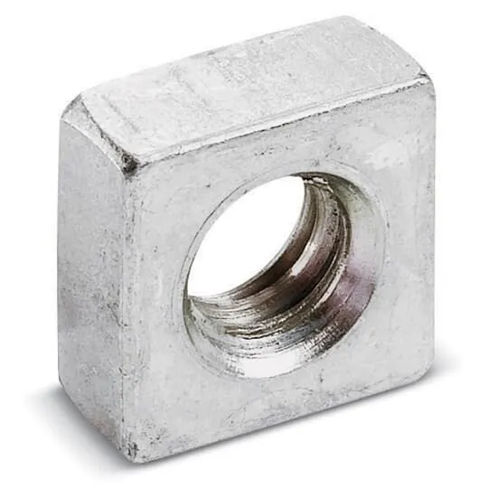 SQUARE NUT 1/2" ELECTROGALVANIZED