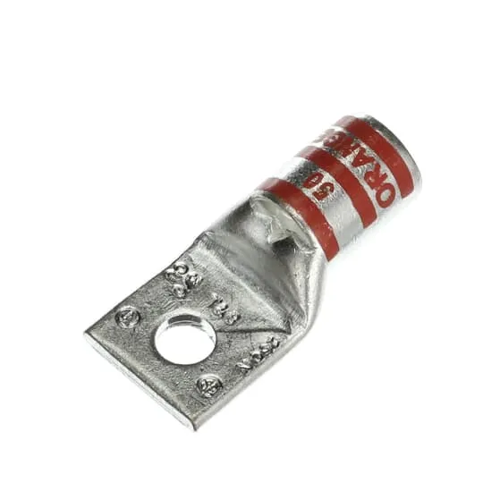 LUG COMPRESSION #3/0 COPPER WIRE 5/16" HOLE ORANGE
