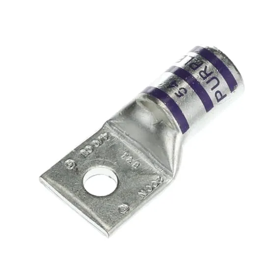 LUG COMPRESSION #4/0 COPPER WIRE 5/16" HOLE PURPLE