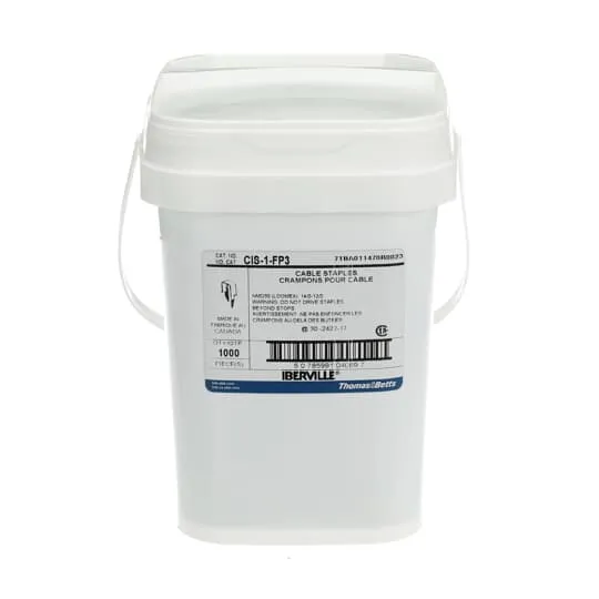 CABLE STAPLE 0.48"W X 0.25"H STEEL