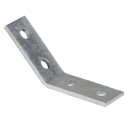 FITTING CHANNEL 45D OPEN 3-7/16X 3-5/8" 4-HOLE HDG