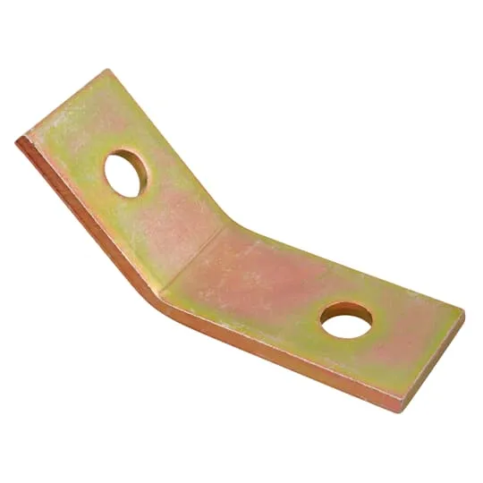 FITTING CHANNEL 45D OPEN 3X 2-5/16" 2-HOLE GOLDGALV STEEL