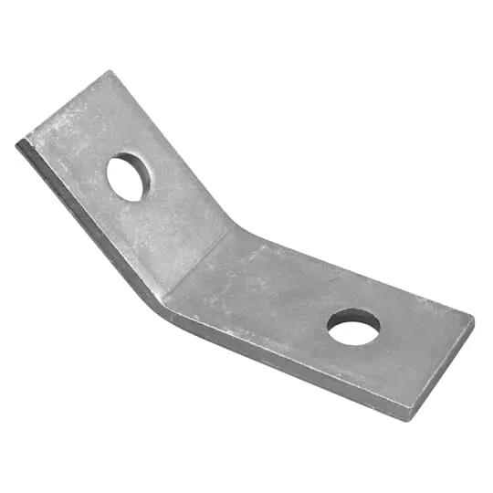 FITTING CHANNEL 45D OPEN 3X2-5/16" 2-HOLE HDG