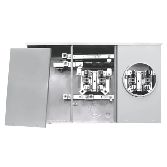 METER SOCKET OVERHEAD/UNDGR 200A 4-JAW 200A 2P LEFT HAND