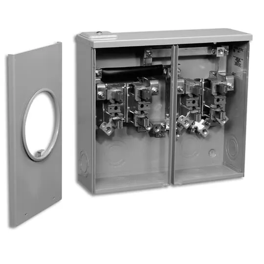 METER SOCKET OVERHEAD/UNDERG 200A 4-JAW 200A 3P LEFT HAND