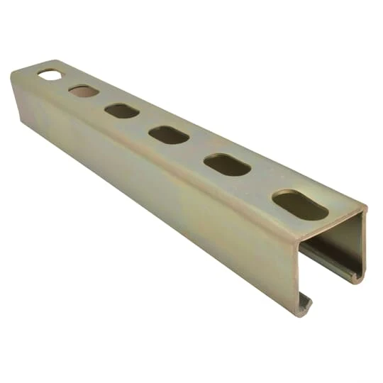 CHANNEL HALF SLOT STAINLESS STEEL 10' 1-5/8X 1-5/8"