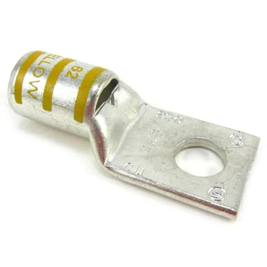 LUG COMPRESSION #4/0 COPPER WIRE 1/2" HOLE PURPLE