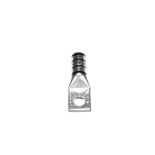 LUG COMPRESSION LONG BARREL #2/0 COPPER 3/8" HOLE BLACK